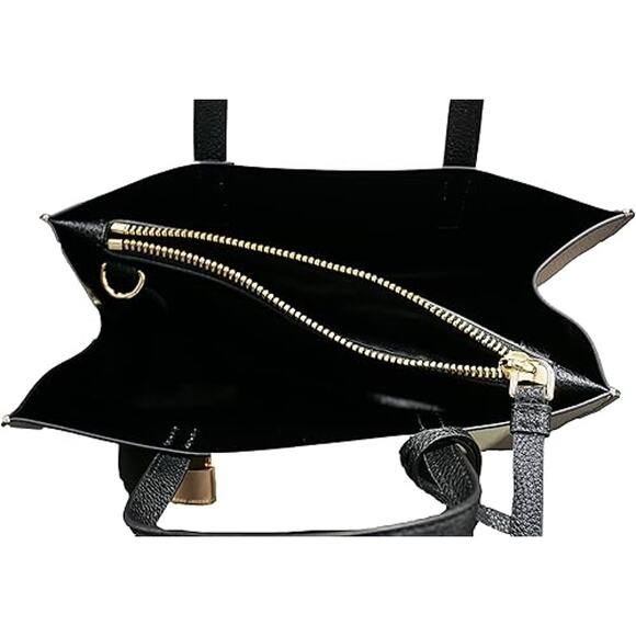 NWT Marc Jacobs Women's Loam Soil Multi/Gold Hardware Grind Colorblock Mini Tote - Picture 3 of 4